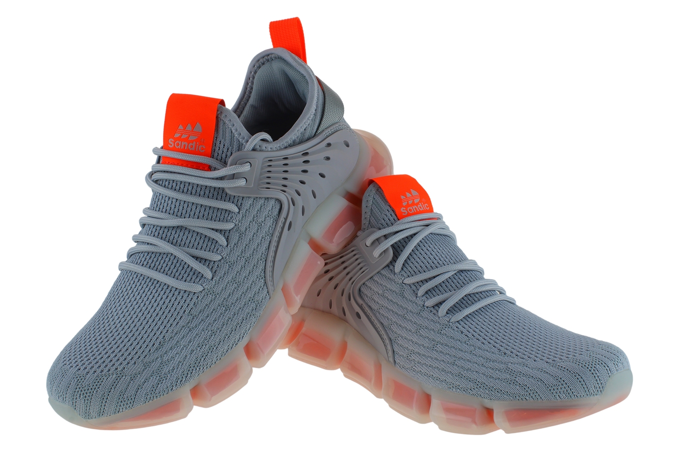 Planets 255 Sneaker für Herren in Grau/Orange – Ansicht 6