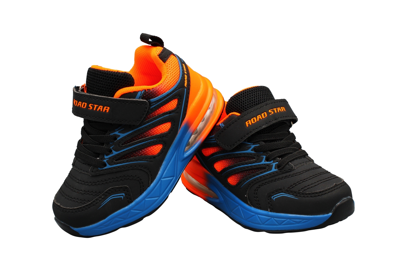 Planets 502 Sneaker für Kinder in Schwarz/Orange – Ansicht 6