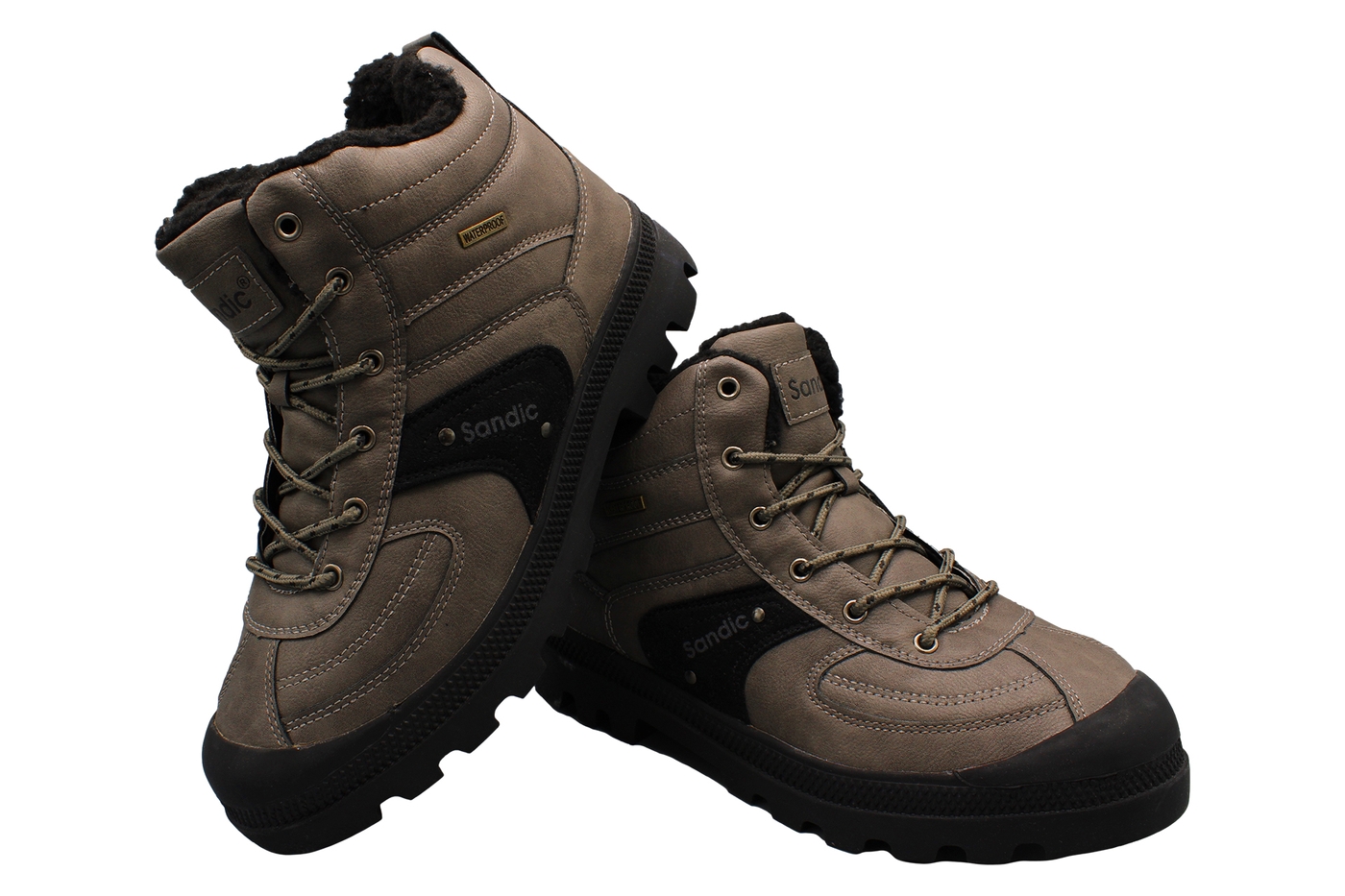 Planets 369 Winterschuh für Herren in Grau – Ansicht 6