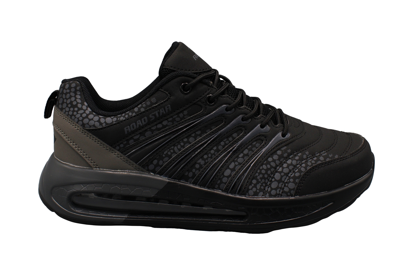 Planets 638 Sneaker für Damen & Herren in Schwarz/Grau – Ansicht 3