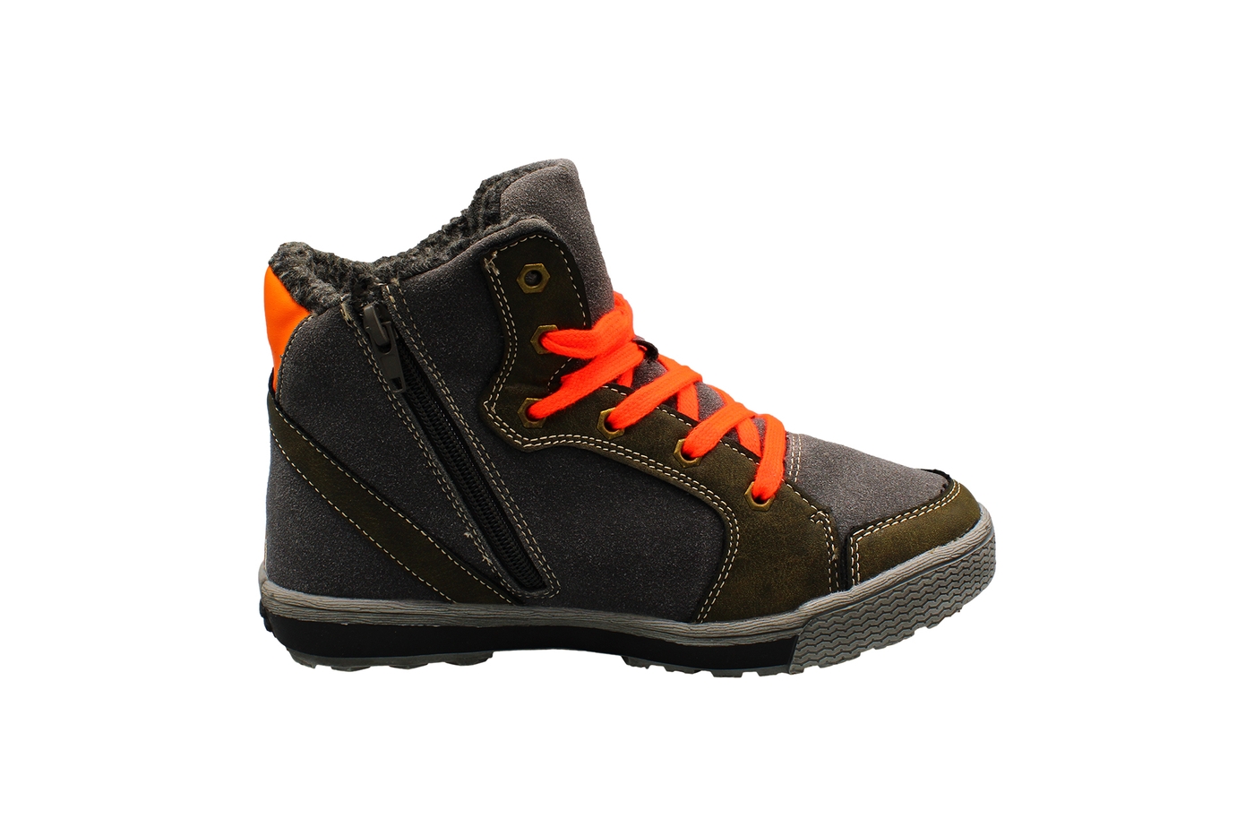 Planets 457 Winterschuh für Kinder in Grau/Grün – Ansicht 4