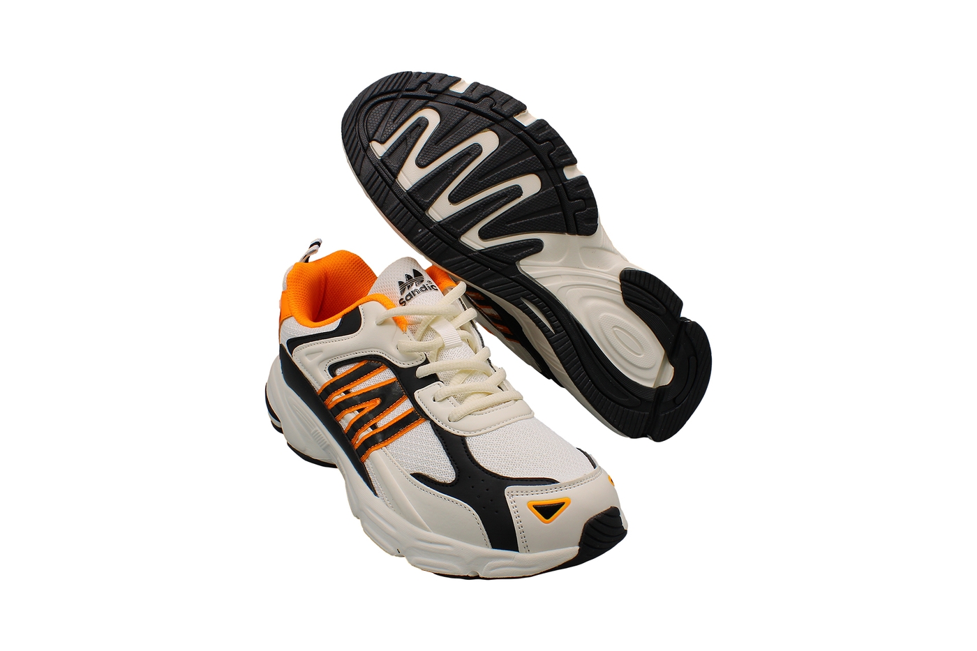 Planets 016 Sneaker für Herren in Orange/Schwarz/Weiß – Ansicht 10