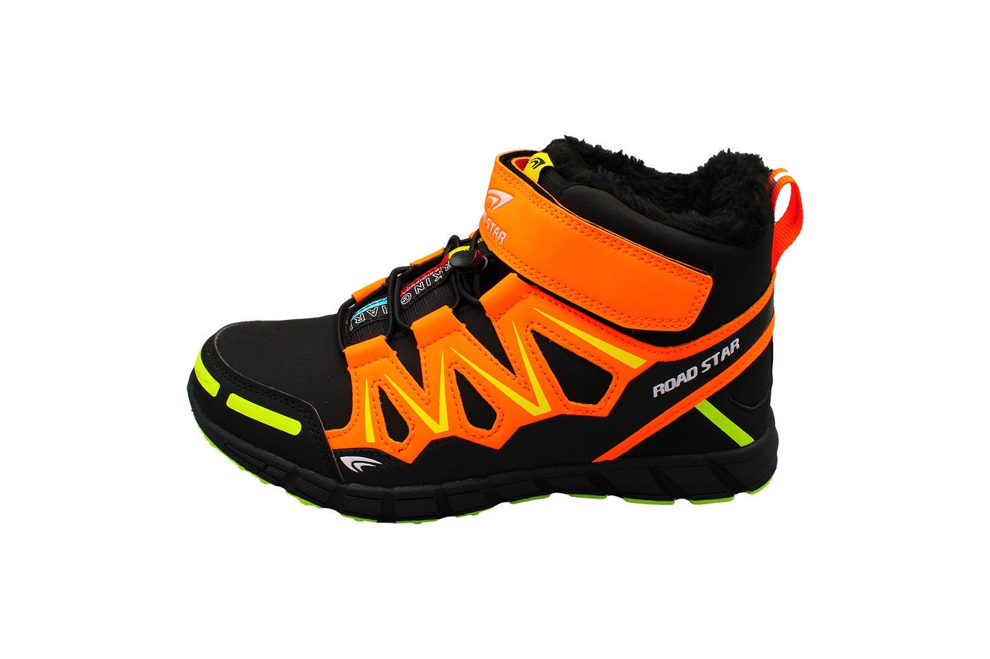 Planets 219 Winterschuh für Damen & Herren in Schwarz/Orange – Ansicht 3