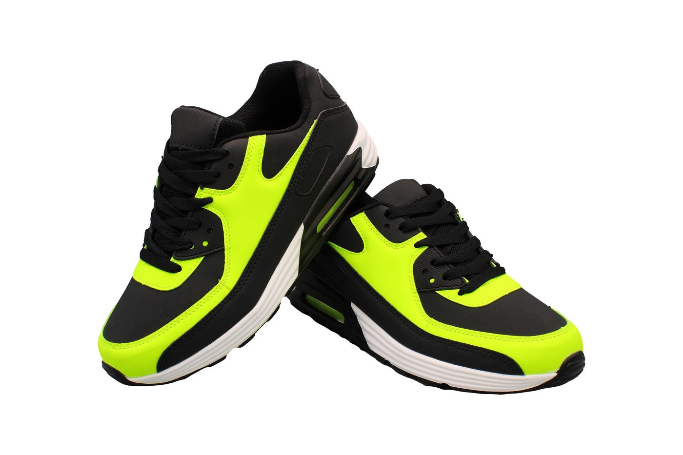 Planets 954 Sneaker für Damen & Herren in Schwarz/Grün – Ansicht 6