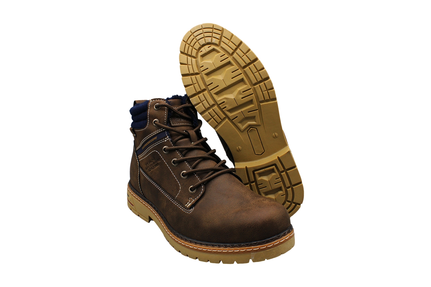 Planets 037 Winterstiefel für Herren in Dunkelbraun – Ansicht 6